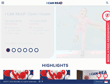 Tablet Screenshot of icanread.asia